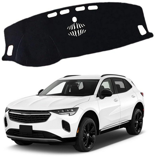 FFIHTY Upgraded Dashboard Mat for 2021-2025 Envision Buick Polyester Dashboard Mat UV Rays Protect, 2021-2025 for Envision Buick