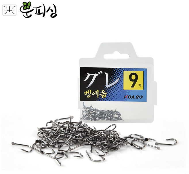 운피싱 덕용 벵에돔 바늘 블랙 바다 낚시바늘 대용량, 1개