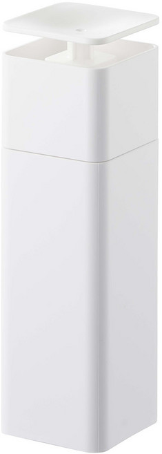 야마자키실업 눌러쓰는 펌핑형 세제 디스펜서 타워 5213/5214, 화이트, 1개