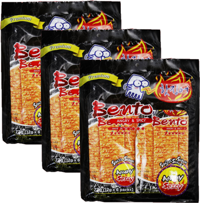 벤토 앵그리 앤 스파이시 어포, 72g, 3개