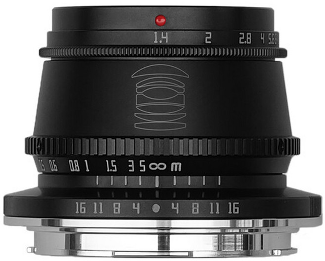 티티아티산 35mm F1.4 APS-C 렌즈 니콘 Z 마운트 블랙