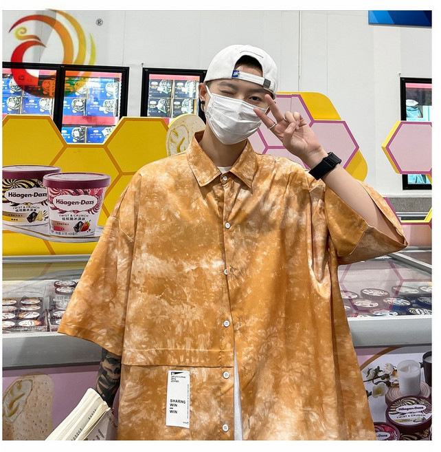 반팔 셔츠 남방 빅 사이즈 셔츠 차남 상의