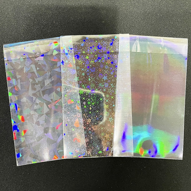 홀로그램 OPP봉투 포토카드 홀더 탑로더 투명 폴라로이드 꾸미기 폴꾸 탑꾸 프리즘, 별 OPP 봉투 10장
