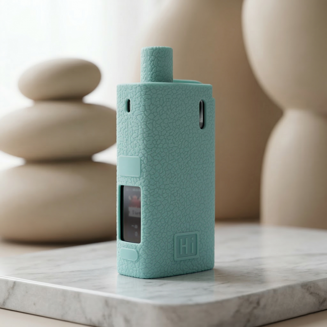 헤스티유 전자담배 실리콘 케이스 아스몬 하이 asmon hi 호환용, 1개, 그린