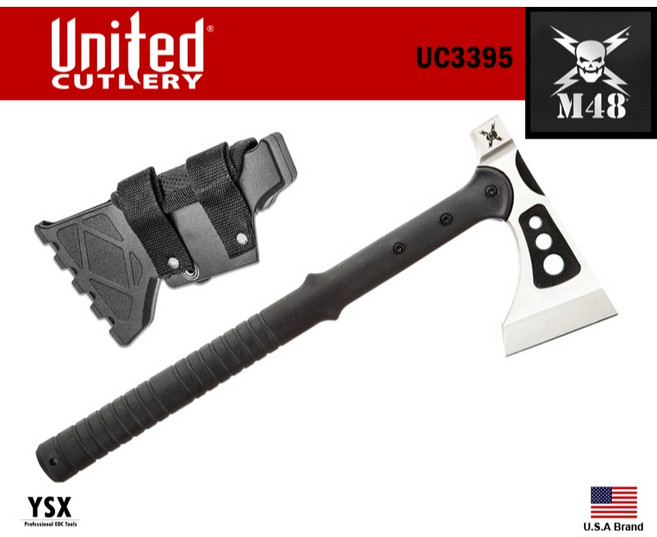 United Cutlery M48 Woodsman 戰術斧 多功能斧頭槌 附鞘 UC3395 美國品牌, 1個