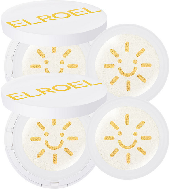 엘로엘 팡팡 빅 선쿠션 S9 본품2개 리필2개, 25g, 1개