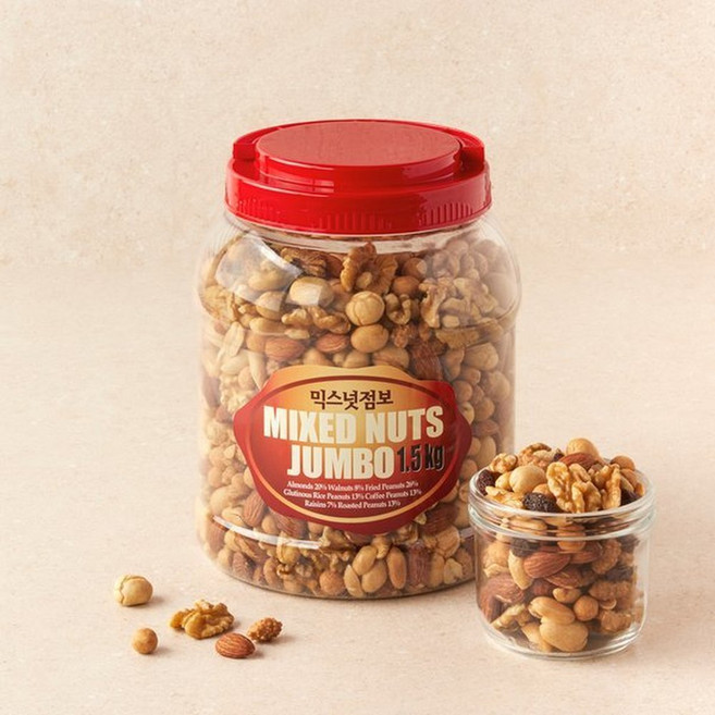 (랜쇼페기획)믹스넛점보1.5kg, 1개