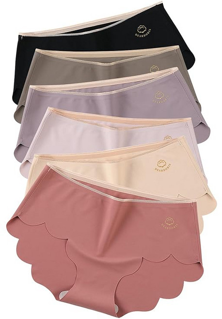 dear doris 일본 정품 6장 세트 심리스 쇼츠 여성 면 여성 속옷 무봉제 피부 친화적 팬티 높은 통기성 신축성 팬츠 쾌적 부드러운