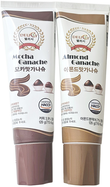 델리시 가나슈 2종 세트 (모카맛&아몬드맛), 240g, 1개