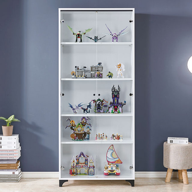 로티 장식장 강화유리 피규어장 진열장 유리장 3컬러