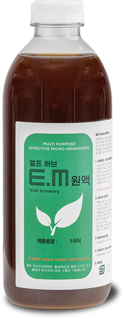 서진바이오 EM원액 1리터 갈색 이엠원액 (공장직판), 1개, 1L