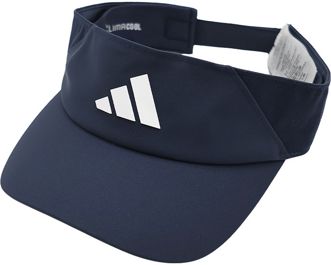 [국내정품] 아디다스 클라이마쿨 바이저 KH1105 남녀공용 스포츠 썬캡 모자 골프 테니스 스쿼시 배드민턴 등산 자외선 햇빛차단 네이비