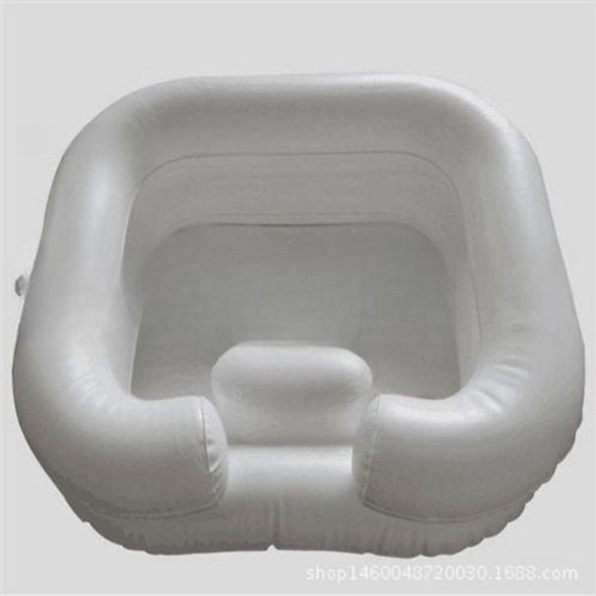 머리감는도구 환자용 머리감는의자 방수포 임산부용 어린이 머리세발기 머리감기기, 60x55, 1개, 화이트