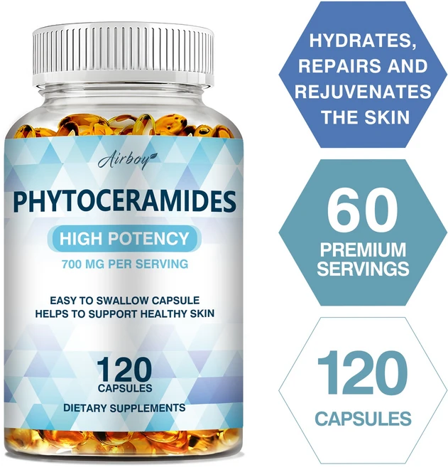 피토세라마이드 700mg - 노화 방지 및 주름 제거 피부 수분 공급 지원, 60정, 2개 - 쿠팡