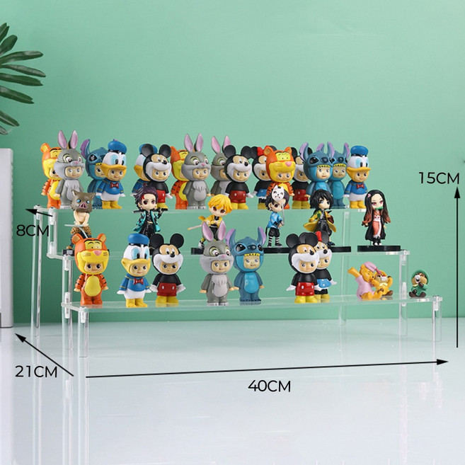 오드상회 피규어장식장 레고장식장 미니피규어장식장 아크릴케이스 피규어진열장 투명정리함 아크릴정리함 아크릴진열대, 1개