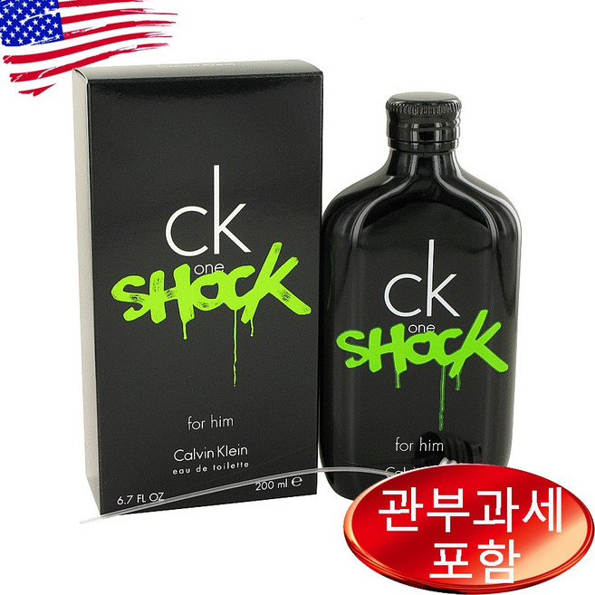 캘빈클라인 Ck 원 쇼크 오드뚜왈렛 200ml 남성, 1개