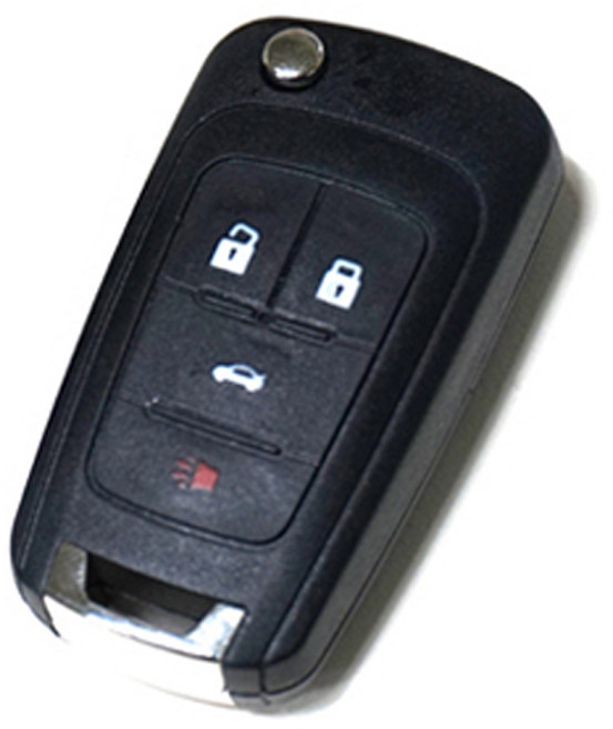 쉐보레 호환 넥스트스파크 아베오 트랙스 라세티프리미어 크루즈 올란도 말리부 알페온 임팔라 순정 폴딩키 교체형 키 케이스, A타입 순정형 4버튼