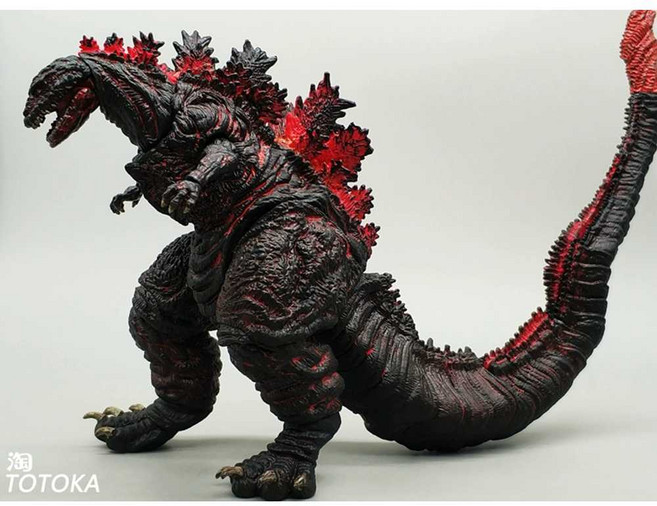 마이바이 고질라 키덜트 모델 피규어 킹기도라 장난감 신고질라 공룡 수집 몬스터, 1개
