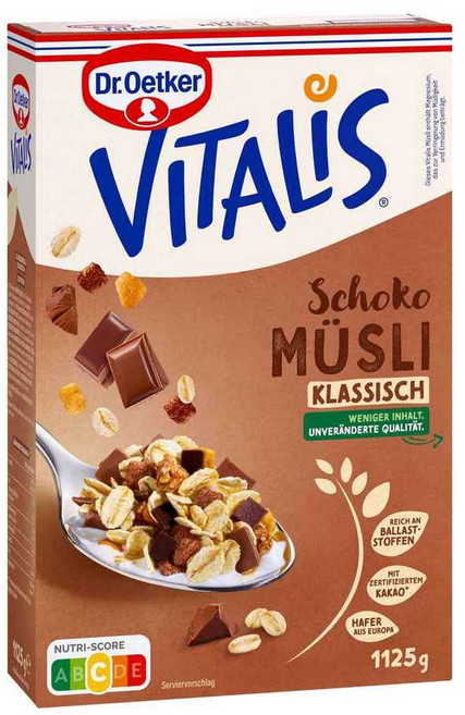 닥터오트커 비탈리스 초콜릿 뮤즐리 클래식 1.125kg