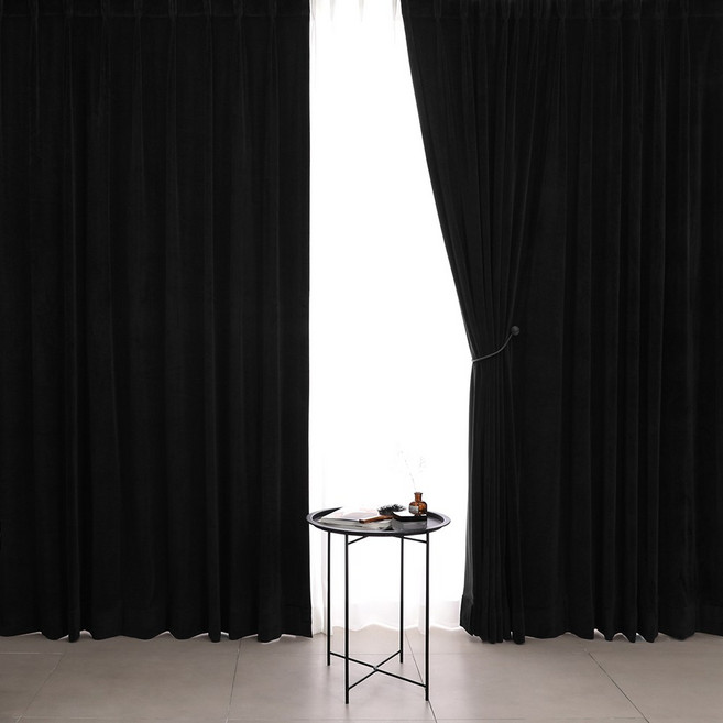 포그난 벨벳 흡음 방음 커튼 학교 강당 무대커튼 500g