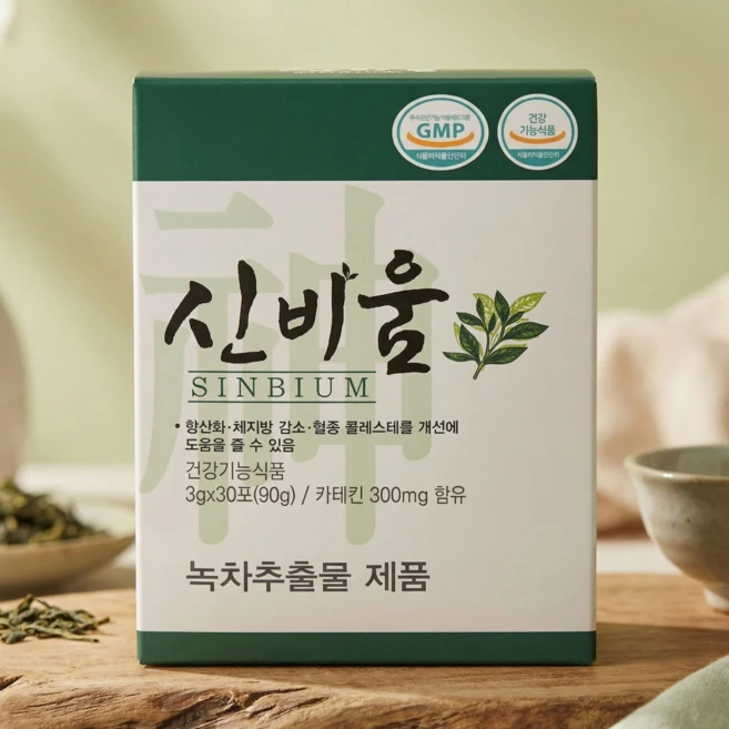 신비움 녹차추출물, 30개, 3g - 쿠팡