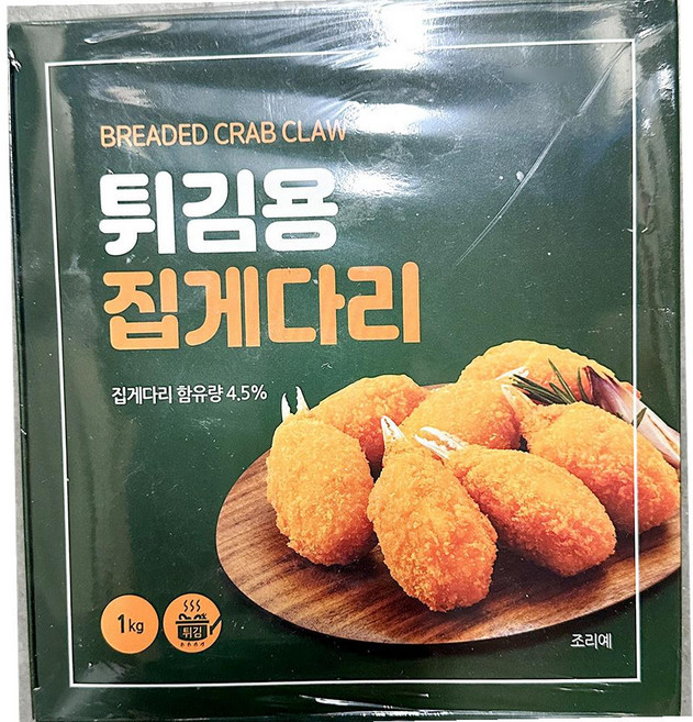 랜시푸드 집게다리 맛살 약30개입 1K 5개 수산가공품, 1kg