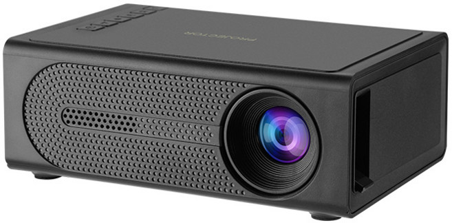 ANYOU 2025년 신품 미니 빔 프로젝터 가정용 캠핑 휴대용, M200S블랙