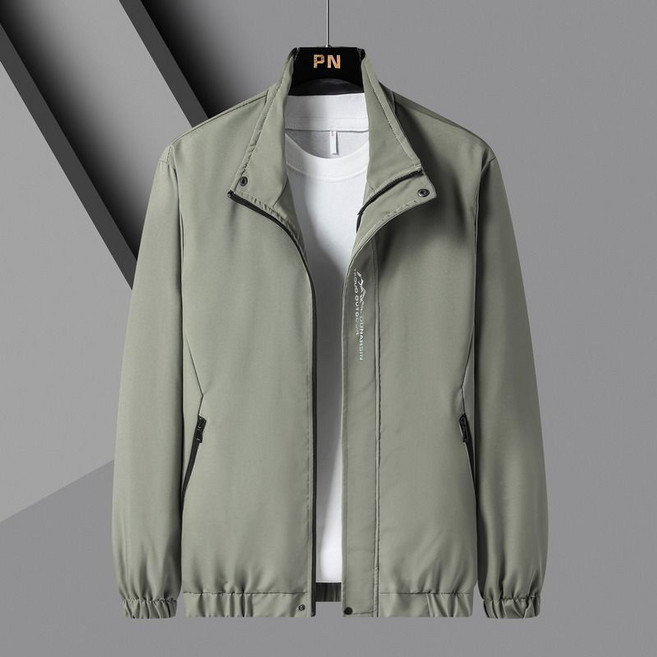 중년 남성 점퍼 봄가을 캐주얼 아빠룩 비즈니스룩 자켓 패션 얇은 코트 남자 데일리 상의 YHY