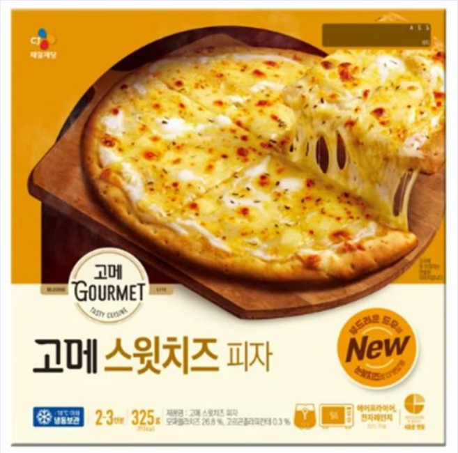 [CJ] 고메 스윗치즈피자 325G, 2개