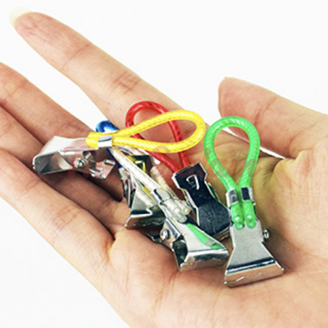 더 온담 수건 스트랩 5개입 수건스트랩클립택고리 수건스트랩클립보관함