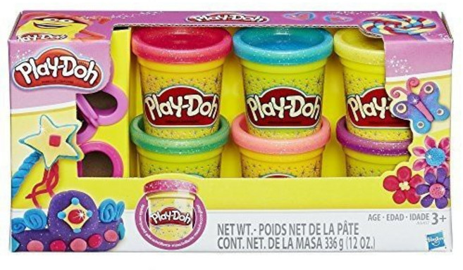 Play-Doh 培樂多 閃亮六色黏土組, 1個