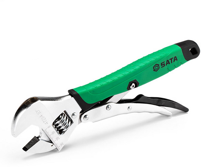 사타 250mm(10) 락킹 몽키 렌치 [47214], 1개