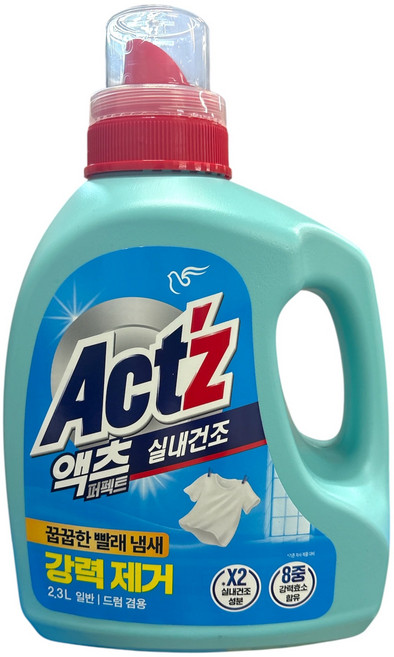 액츠 퍼펙트 실내건조 세제, 2.3L, 1개
