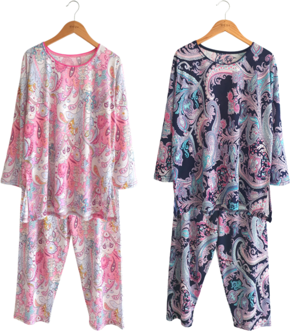 [편마담샵] 요양원여름 실내복 상하 세트 70대 80대여성 할머니티셔츠 7부 빅사이즈 엄마옷 봄가을