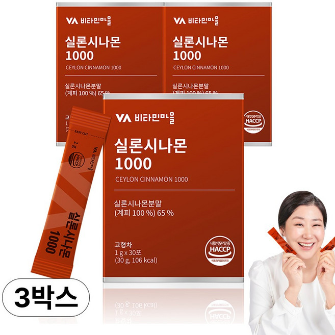 비타민마을 실론 시나몬 1000 30p, 30개입, 3개