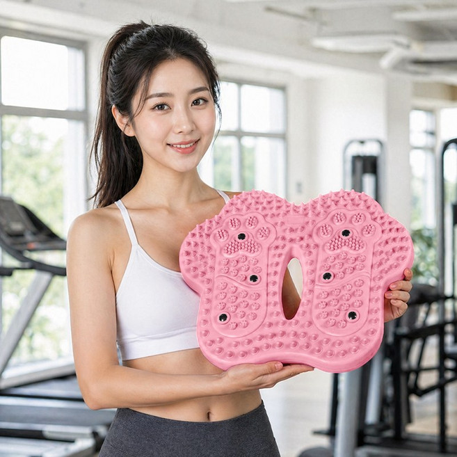 오이키 지압 스텝퍼 가정용 무소음 붓기 개선 에어 스테퍼, 핑크