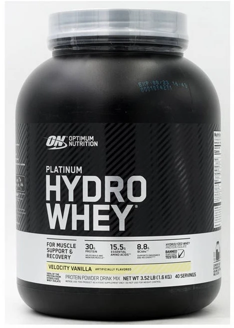옵티멈뉴트리션 플래티넘 하이드로 웨이 프로틴 아이솔레이트 바닐라맛 단백질 파우더, 1.6kg, 1개 - 쿠팡