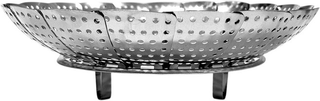 DAMDA 스테인레스 찜기 삼발이 찜통, 1개, 24cm