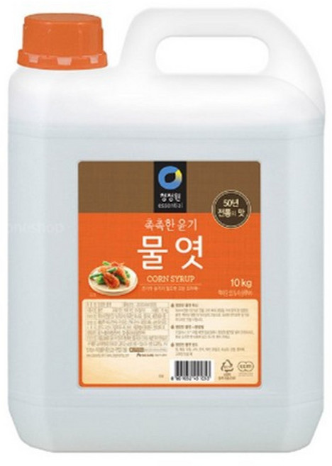 청정원 물엿, 10kg, 2개