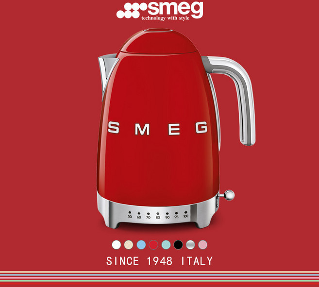 스메그 전기포트 KLF04 7색상, 레드