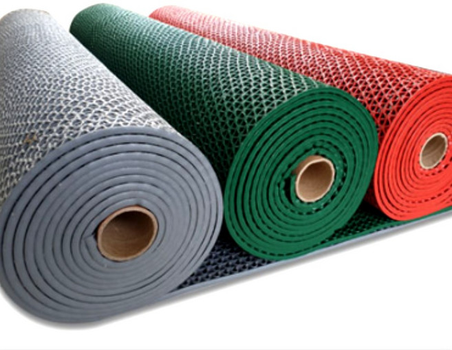 초면애 미끄럼방지 수영장매트 파워Z 10mm 롤형 120cm폭 12M 현관매트, 레드 12M, 2개