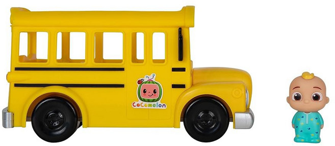 코코멜론 뮤지컬 옐로우 스쿨버스 JJ 피규어와 함께, 1개