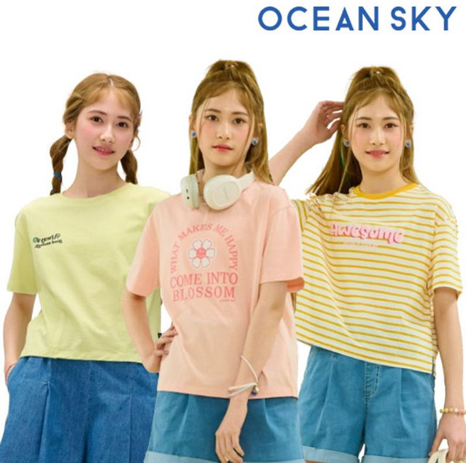오션스카이 여아 반팔티 원피스 9900원 37종