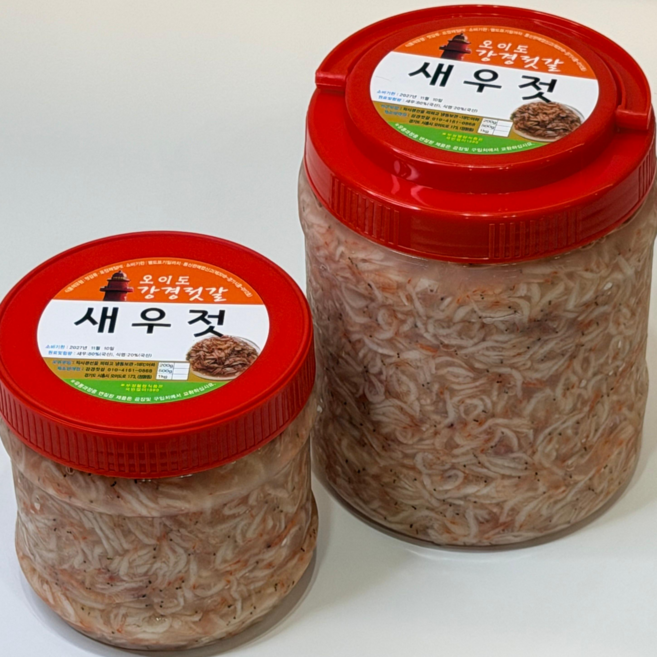 오이도강경젓갈 동백하 새우젓 추젓, 1개, 200g