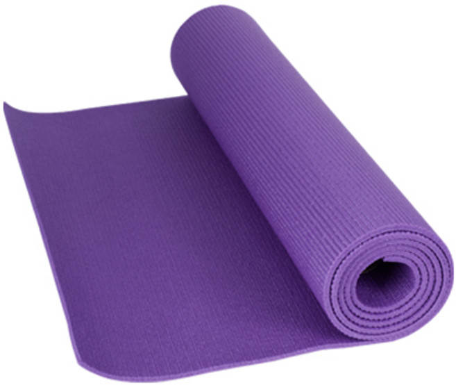 에코요기 PVC 요가매트, 퍼플, 1개