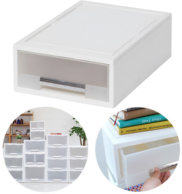 학용품 정리 보관 서랍박스 1단 1개 수납 레고정리 양말 속옷