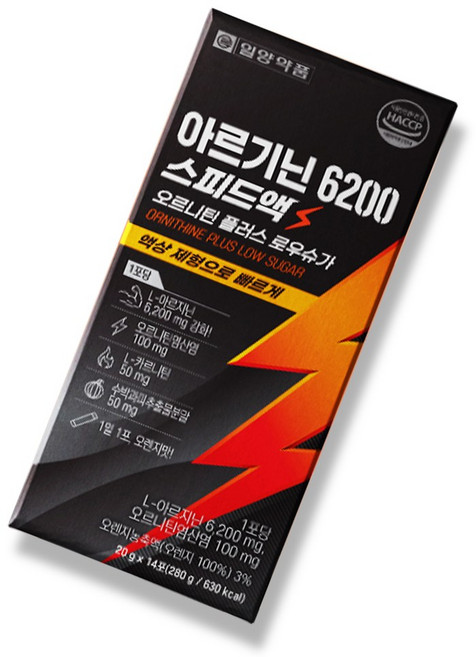 L아르기닌 6200 액상 아르지닌 오르니틴 20gX14포, 280g, 1개
