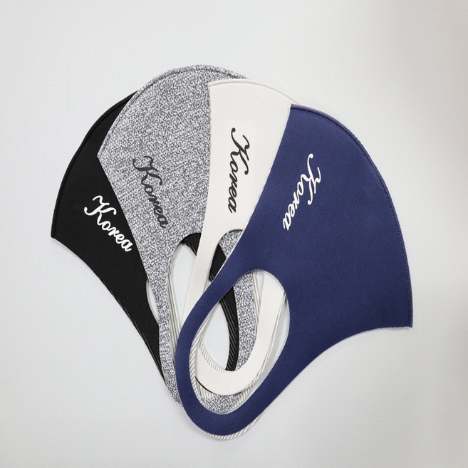 구리 원사 마스크 국산 빨아쓰는 숨쉬기편한 항균 입체 비말차단 귀안아픈 연예인 패션 스타일 대형 성인 여성용 남성용 1매입 낱개포장, L사이즈, 화이트, 1개, 1개입