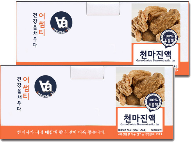 중저온추출 16시간 국산 천마즙 진액, 100ml, 60개