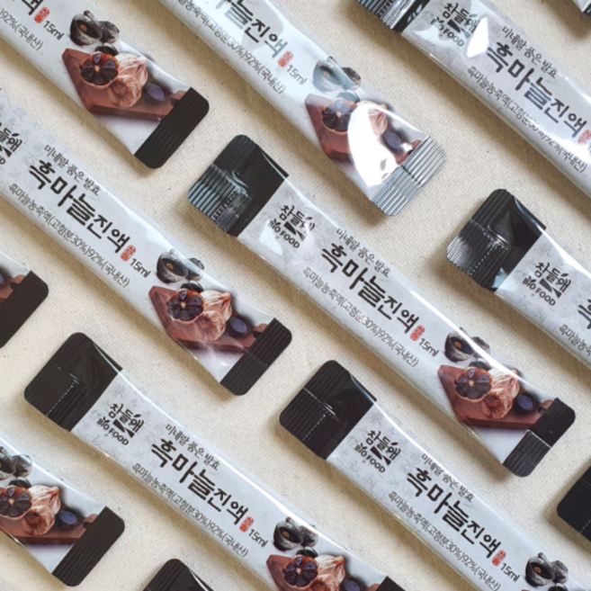 지리산 흑마늘진액 국산% 스틱형, 10개, 15ml